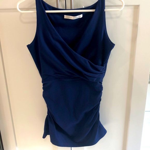 Susana Monaco Navy Tank Top - Picture 1 of 5